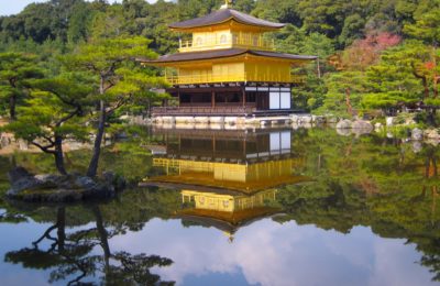 Kyoto private tour. Golden pavilion, KInkakuji Temple.